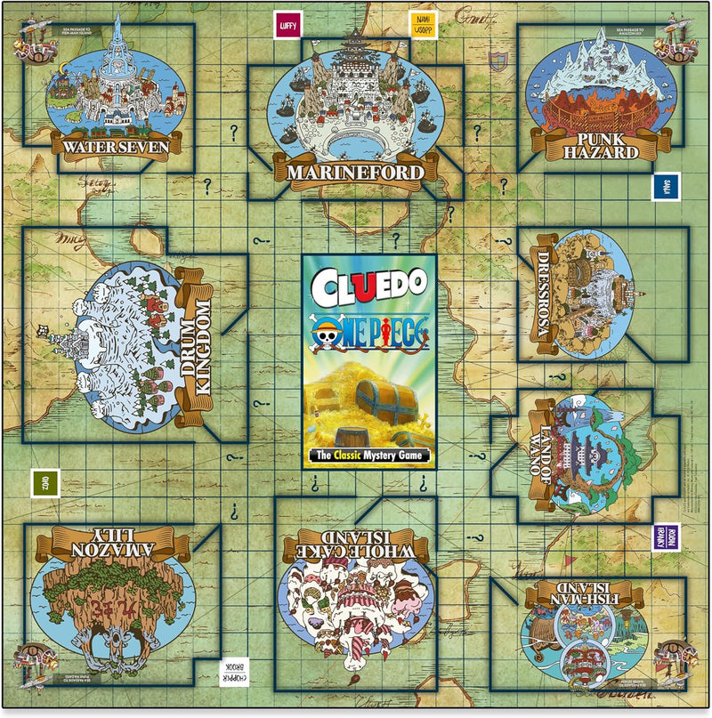 Cluedo - One Piece, close-up detail