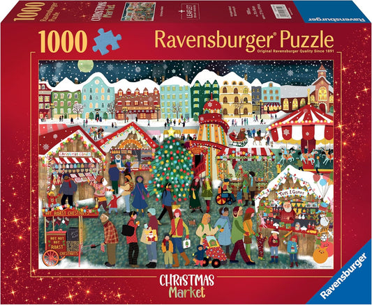 Ravensburger Christmas Market 1000pc Jigsaw Puzzle - Image 2