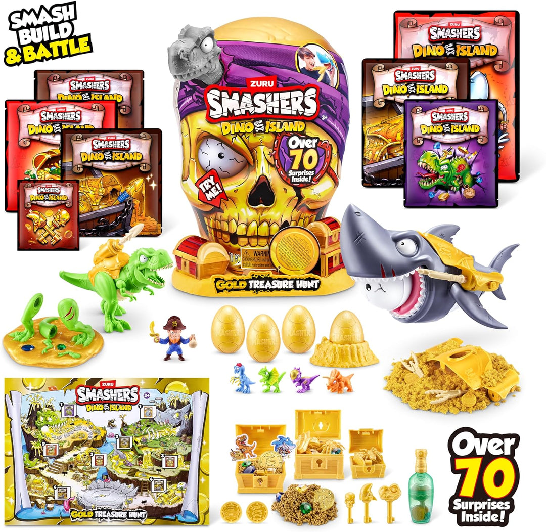 Smashers Dino Island Gold Treasure Hunt