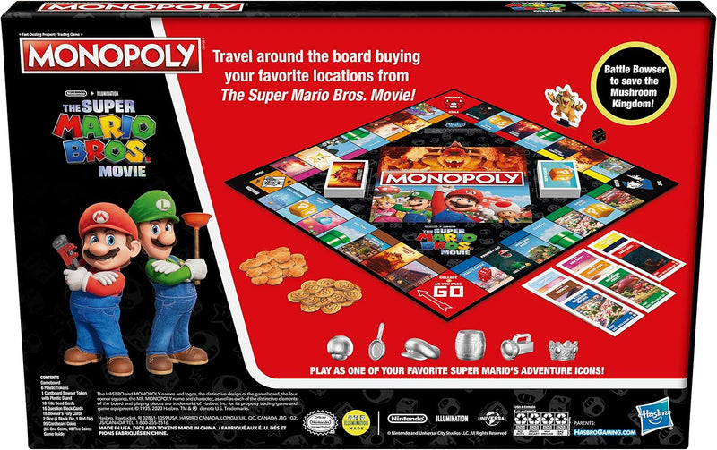 Monopoly The Super Mario Bros. Movie Edition, product detail