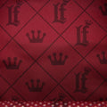 Loungefly - The Laura Red Crossbody Pin Trader Bag close up detail