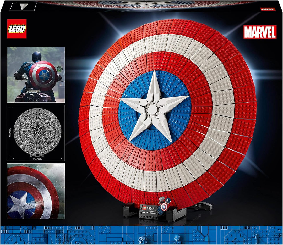 LEGO 76262 Marvel Captain America's Shield Avengers Set