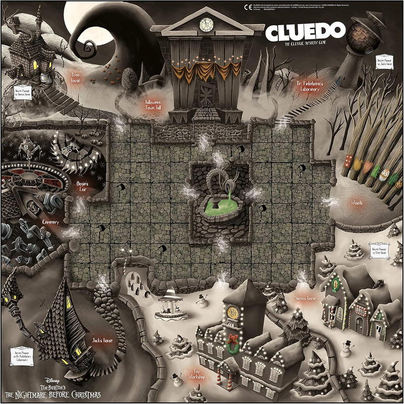 Cluedo - Nightmare Before Christmas, close-up detail