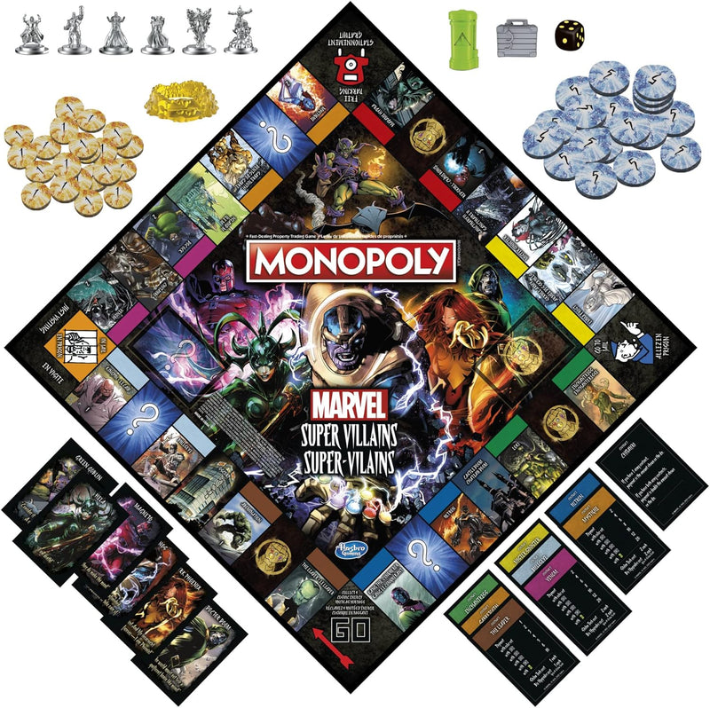Monopoly: Marvel Super Villains Edition, close-up detail