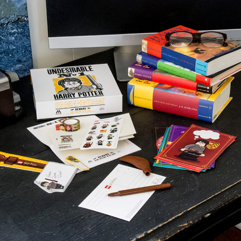 LEGO Harry Potter Stationery Set Pen Pal, in display