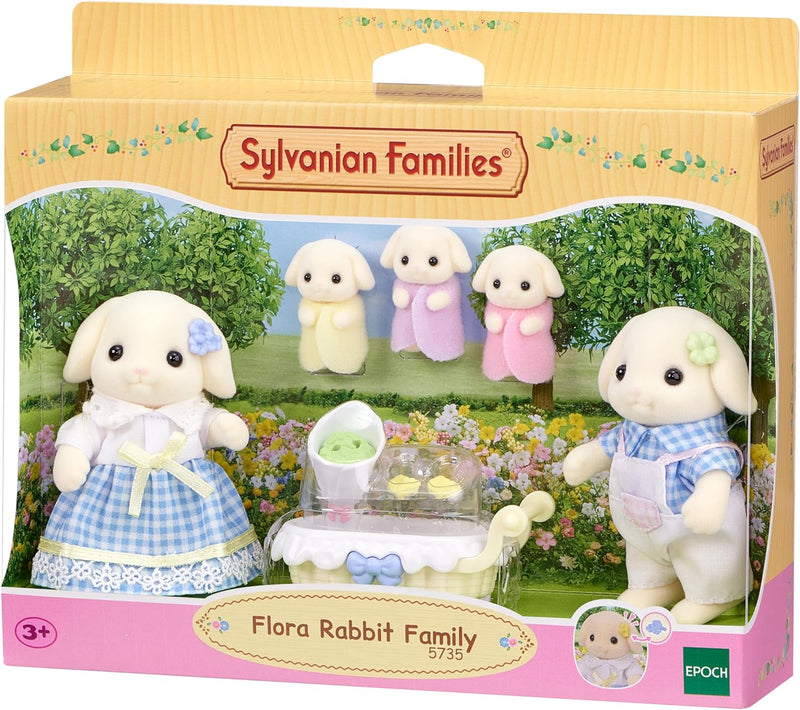 Sylvanian Families Flora Rabbit Family