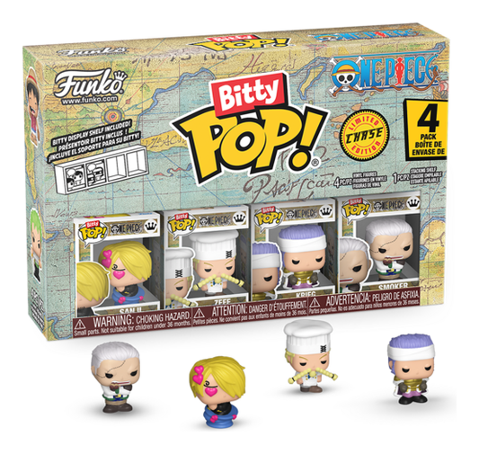 Bitty Pop! - One Piece - Sanji 4 Pack - Image
