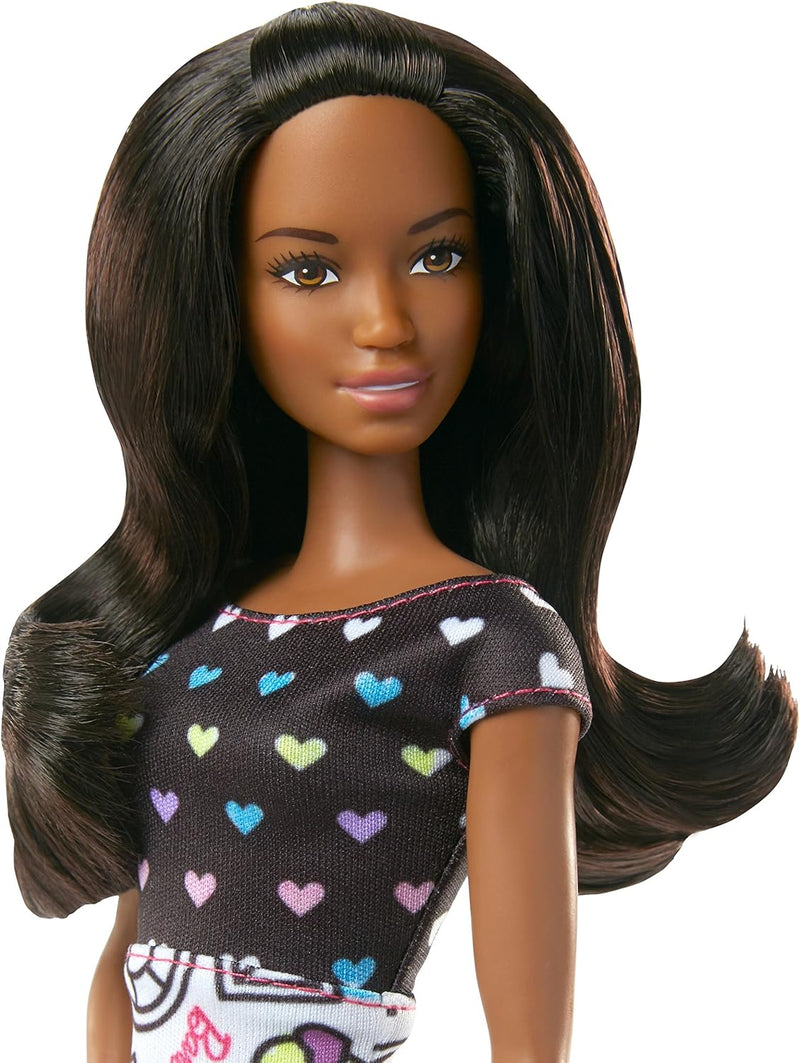Barbie Crayola Colour-In Fashion Doll, rear view