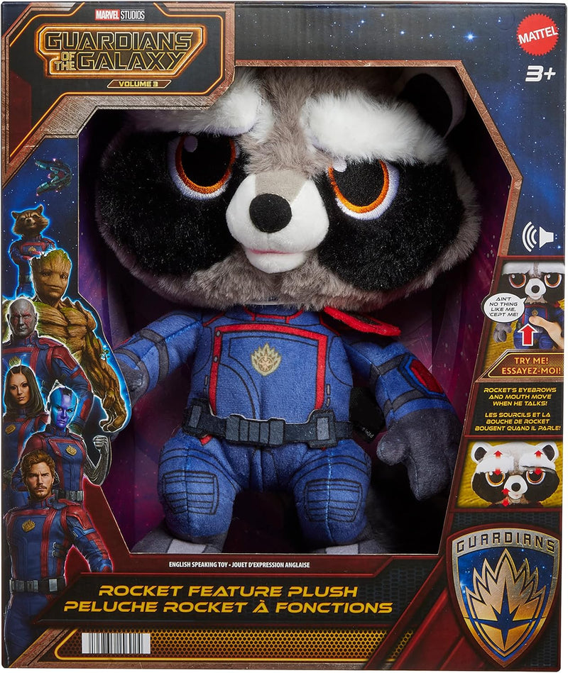 Marvel Guardians of the Galaxy Rocket Plush with Sounds, alternate view