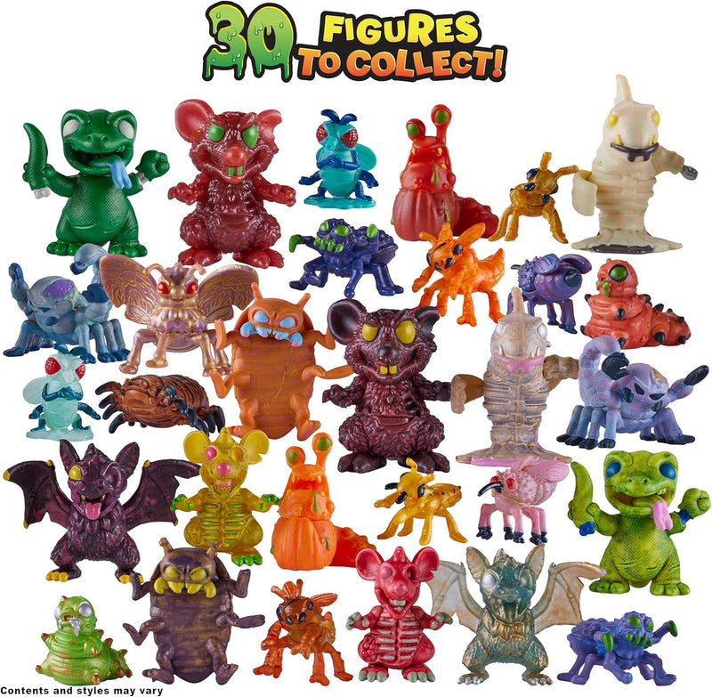 Terror Fried Nasty Nibbles, Gross collectables with slime, rear view