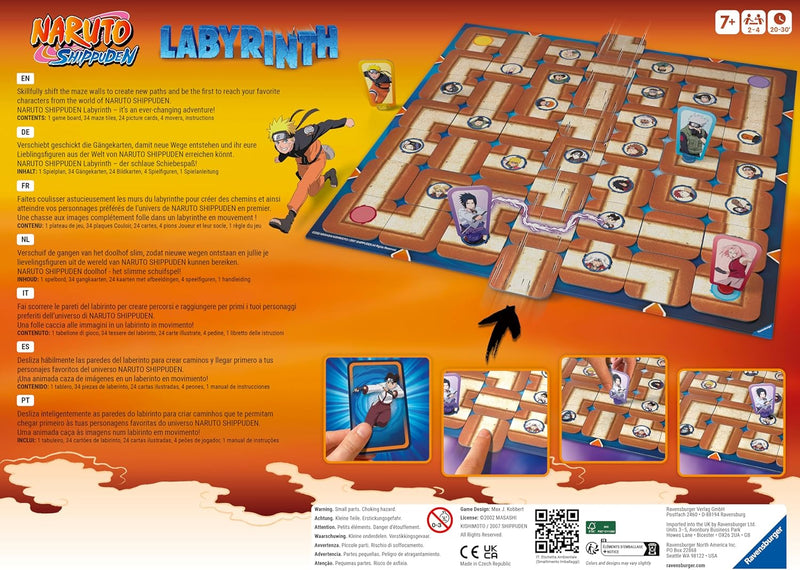 Ravensburger Naruto Labyrinth, side angle