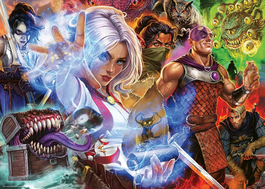 Dungeons & Dragons Quest Accepted 1000 Piece Jigsaw Puzzle