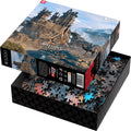 The Witcher Griffin Fight Premium Puzzle 1000 Pieces, rear view