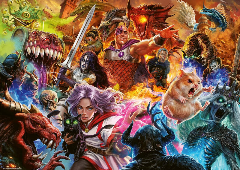 Dungeons & Dragons Critical Encounters 1000 Piece Jigsaw Puzzle