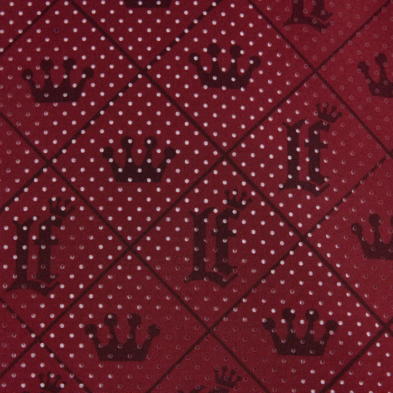 Loungefly - The Lilly Red Convertible Mini Backpack & Crossbody Pin Trader Bag close up detail