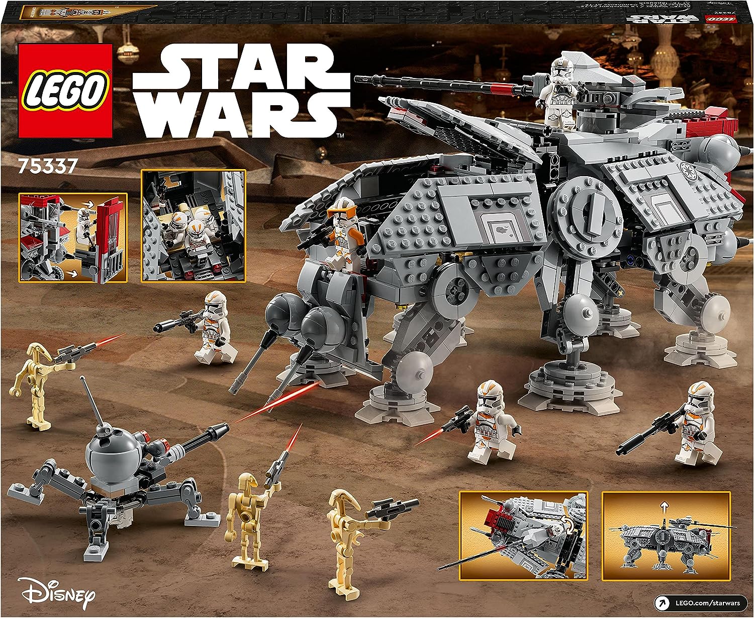 LEGO Star Wars 75337 AT-TE Walker Set – Infinity Collectables