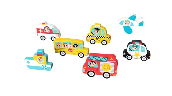 Wooden Transportation Chunky Puzzle