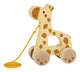 Wooden Pull Along Giraffe Toy for Toddlers