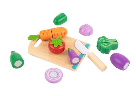 Wooden Cutting Vegetables Playset Toy Set