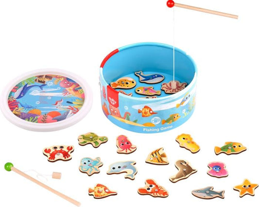 Fishing Wooden Game Toddler Educational Toy