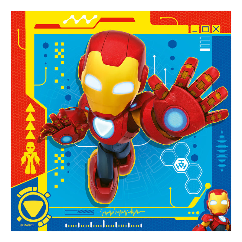 Iron Man & His Awesome Friends 3x49 Piece Jigsaw Puzzles
