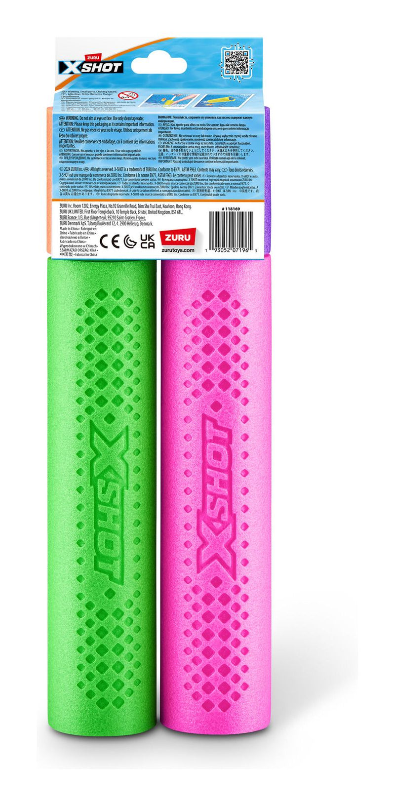 XSHOT Water Warfare S1 Foam Small Blaster 2 Pack - Image