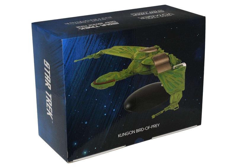 Klingon Bird-of-Prey (B'rel-class) XL EDITION Diecast Model Ship (Eaglemoss / Star Trek), side angle