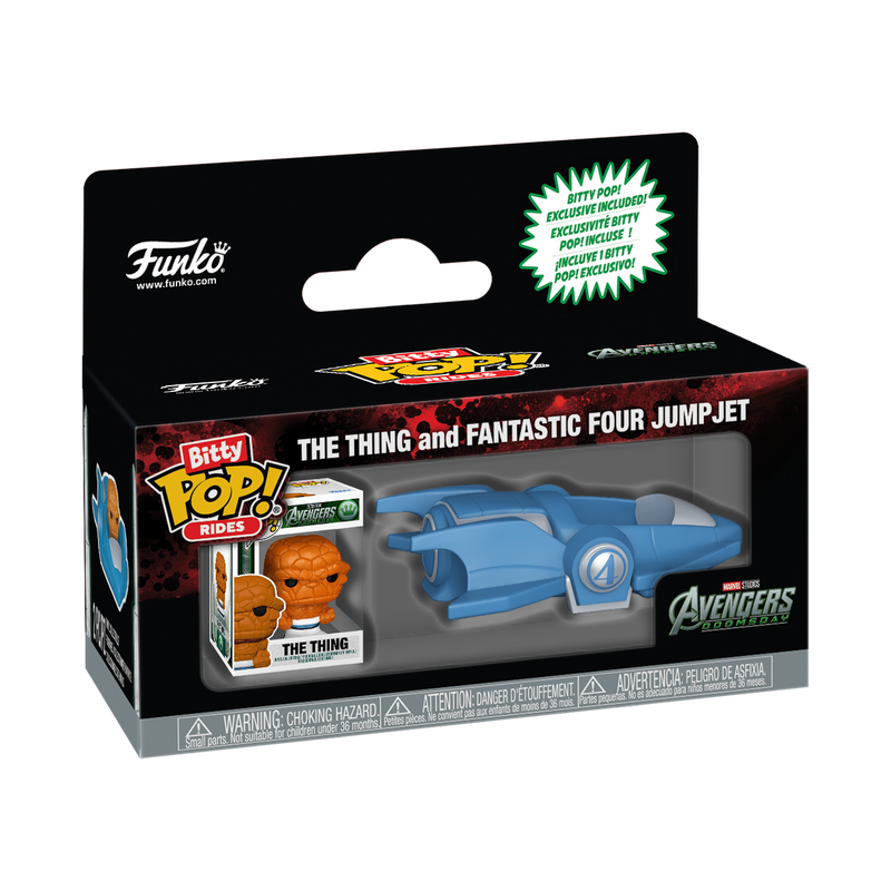 Avengers: Doomsday - The Thing with Fantastic Four Jump Jet Funko Bitty Pop! Ride