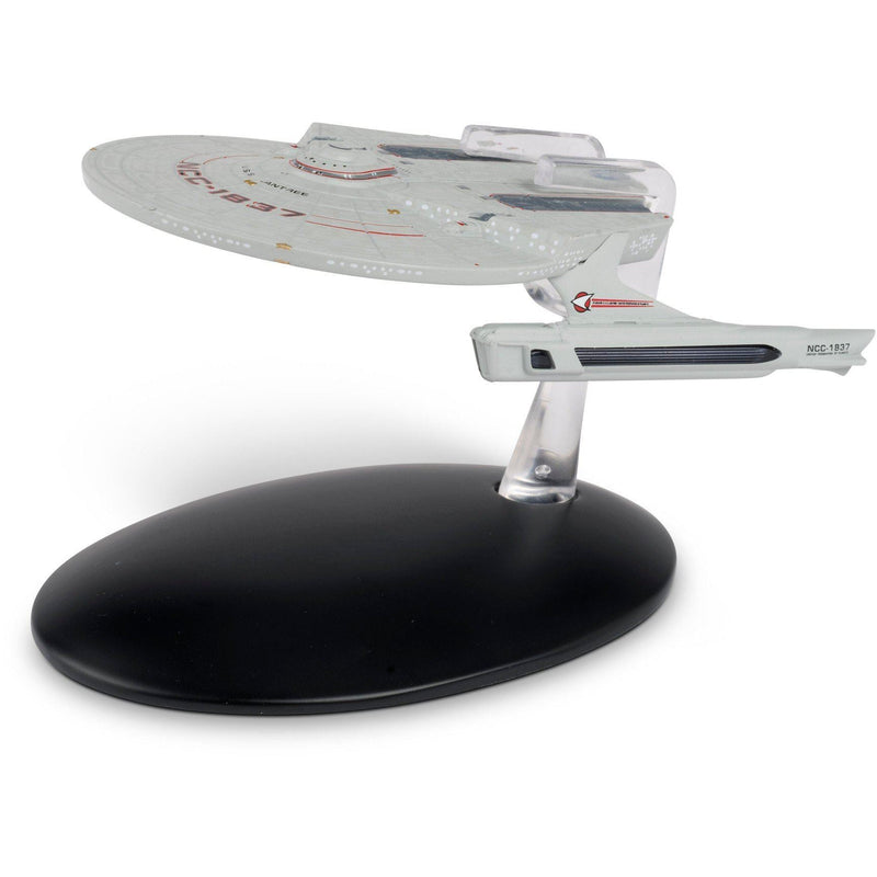 USS Lantree NCC-1837 Model Die Cast Ship (Eaglemoss / Star Trek), side angle