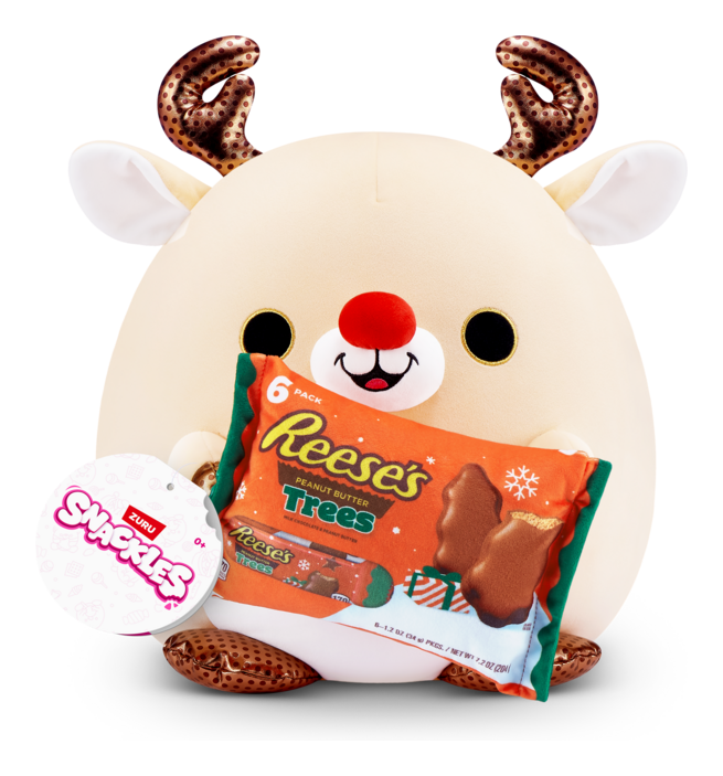 Snackles Christmas 14in Plush S1 - Image
