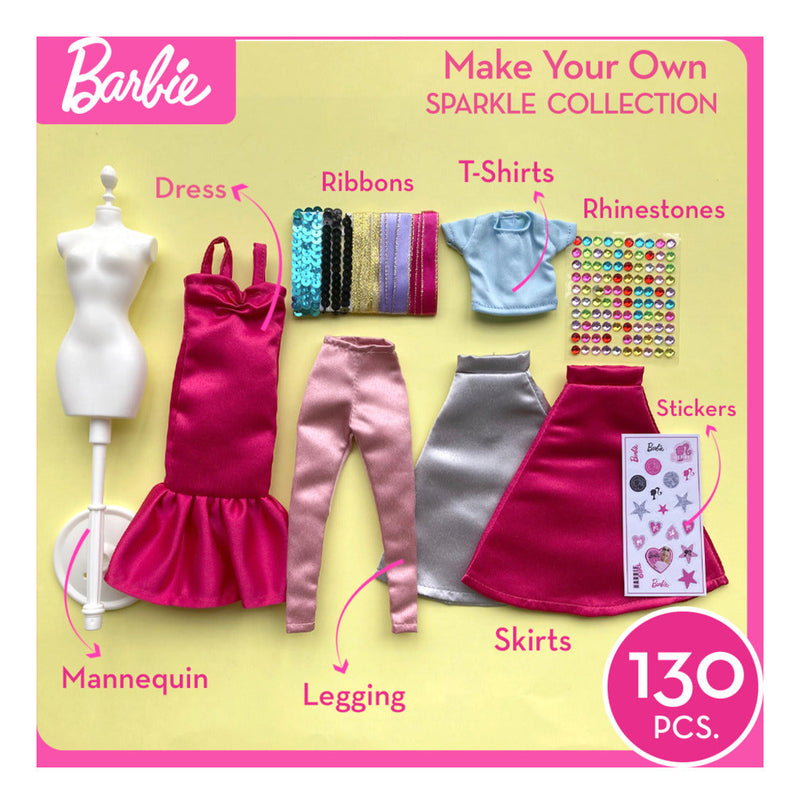 Barbie Make Your Own Outfit - Sparkle Collection, side angle