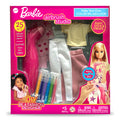 Barbie Make Your Own Outfit -Colourful Splash Look, showing reverse