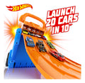 Hot Wheels Battle Plus Launcher Car Case, in display