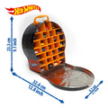 Hot Wheels Metallic Shaped Car Case With Handle, in display