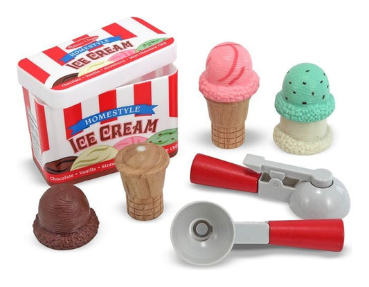 Melissa & Doug - Play To Go Ice Cream Playset
