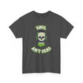 'Vinyl Ain't Dead' Headphones Men's T-Shirt, close-up detail