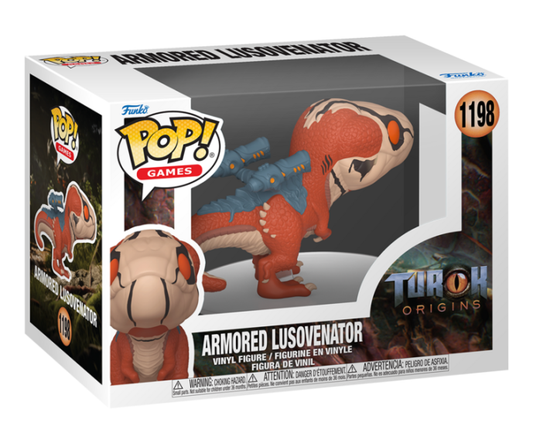 Pop! Vinyl - Turok - Armoured Lusovenator collectible from Abgee