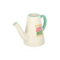No Rain, No Flowers Ceramic Watering Can / Vase