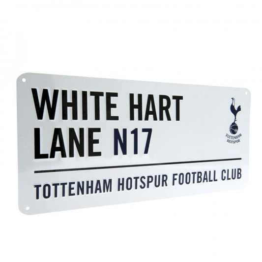 Tottenham Hotspur FC White Street Sign