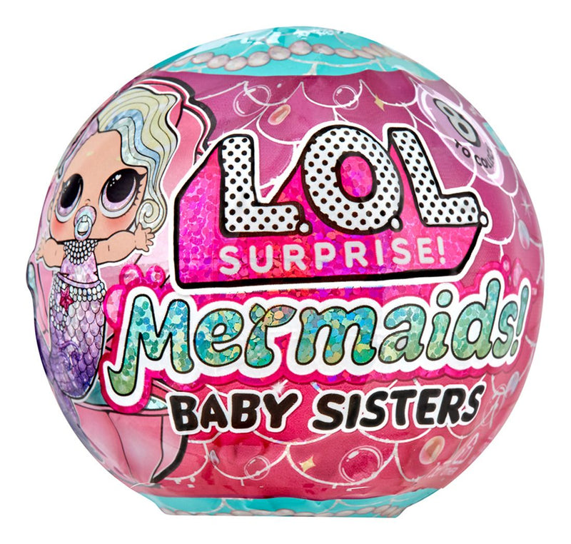 L.O.L Surprise Mermaids Baby Sisters Assortment in PDQ, side angle