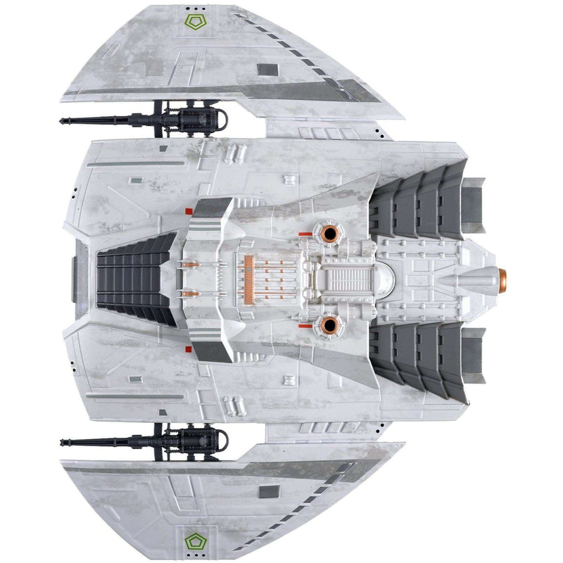 Cylon Raider (Blood and Chrome) Diecast Model Ship (Battlestar Galactica / Eaglemoss), close-up detail