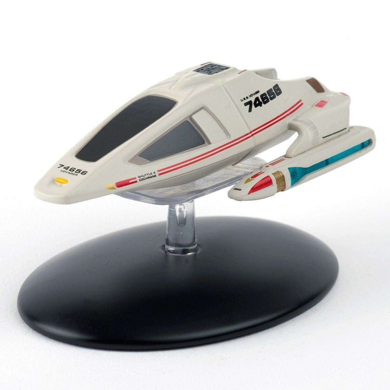 Type-9 Shuttlecraft 74656 Cochrane Shuttlecraft Model Die Cast Ship (Eaglemoss / Star Trek), rear view