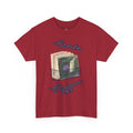 'Crate Digger' Vinyl Records Men's T-Shirt, size reference