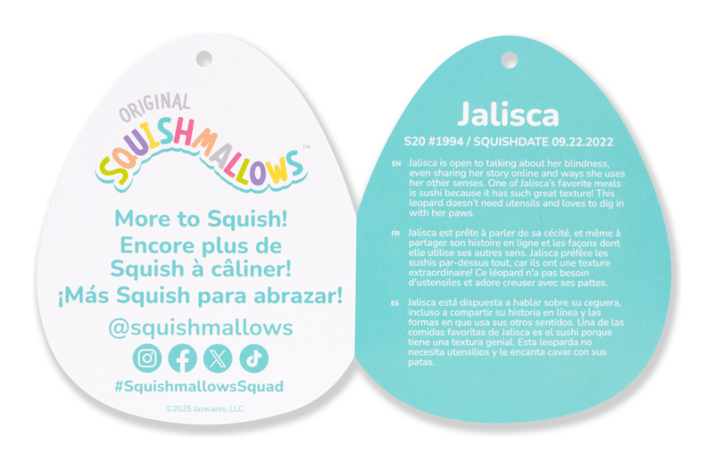 Squishmallows - 20in Jalisca the Pink Cheetah - Image