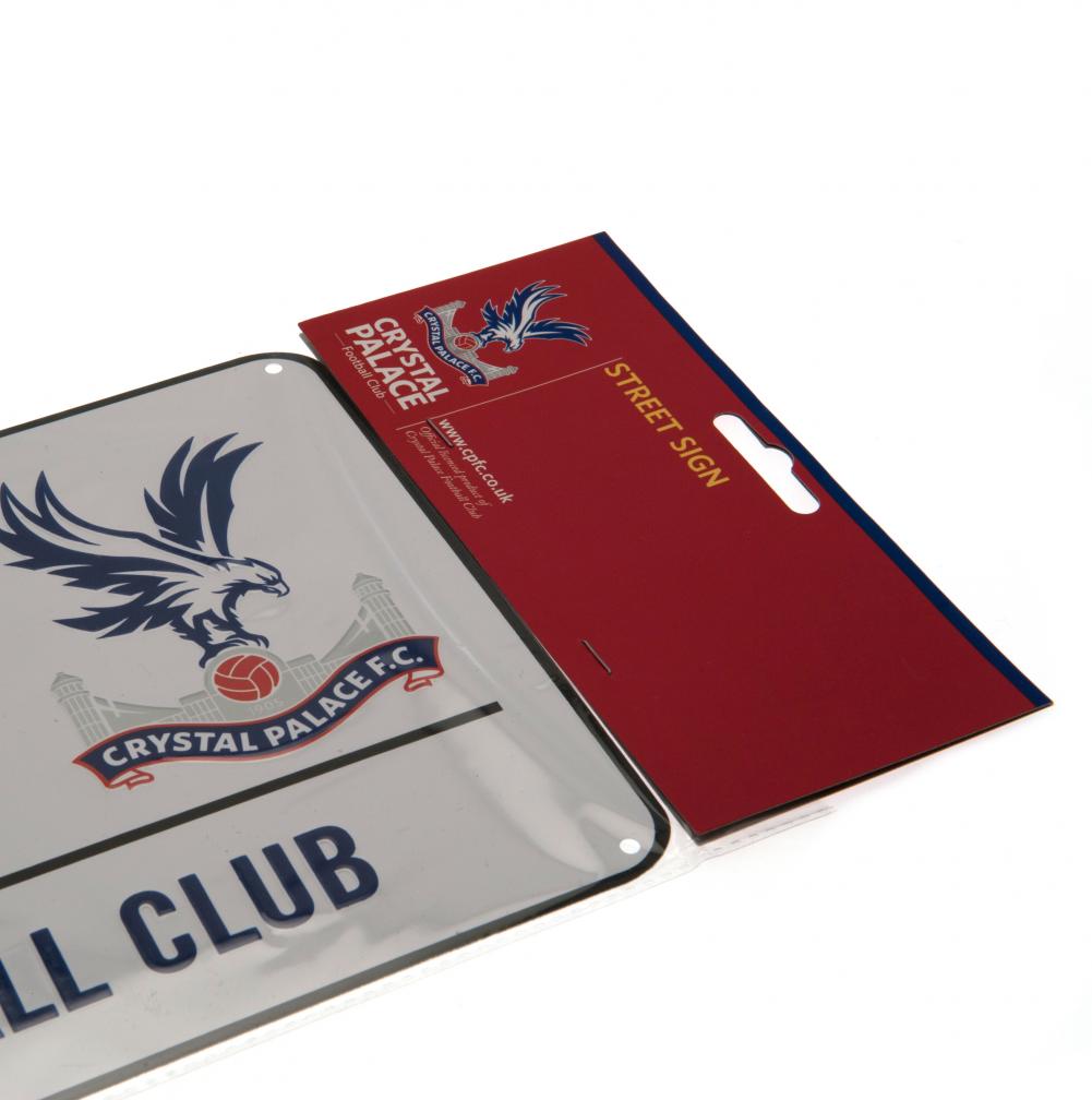 Crystal Palace FC White Street Sign