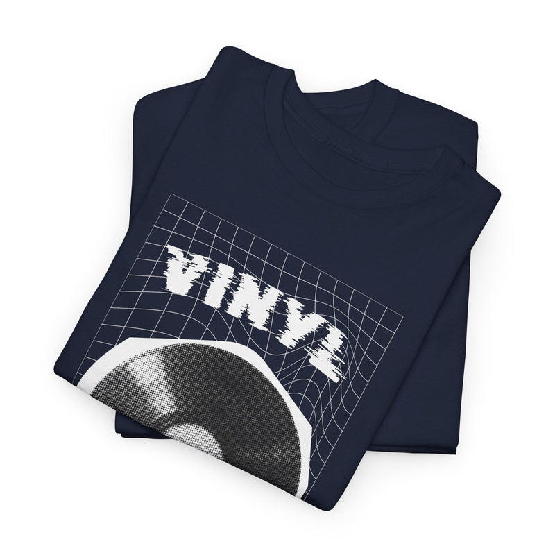 'Vinyl Nerd' Men's T-Shirt, showing reverse