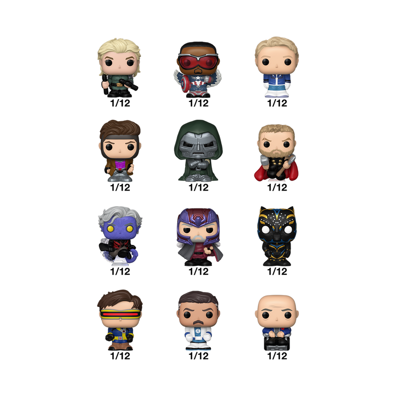 Avengers: Doomsday Mystery Bitty Pop! Blind Pack character line-up