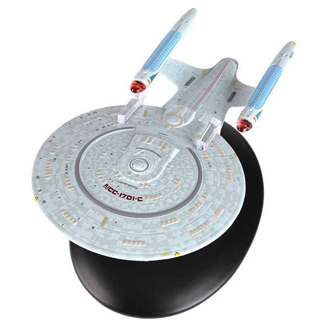 U.S.S. Enterprise NCC-1701-C (Probert Concept) Model Die Cast Ship SPECIAL ISSUE (Eaglemoss / Star Trek), side angle