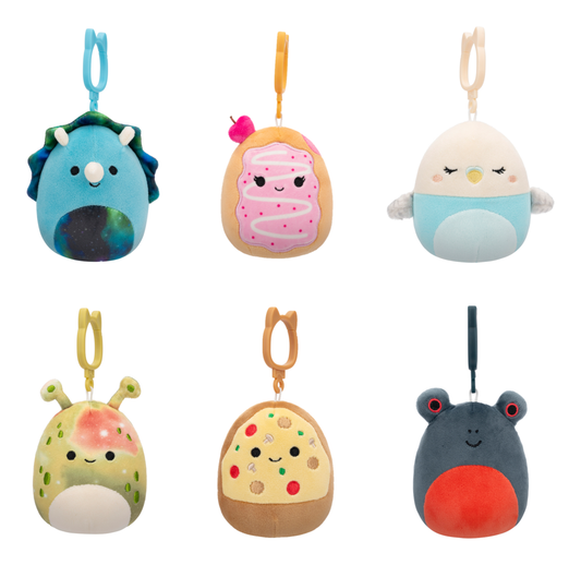 Squishmallows 3.5" Mini Clip-On Plush 21 Assortment (Case of 9)