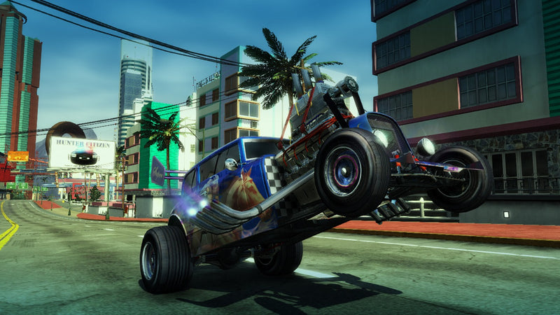 Burnout Paradise Remastered - Nintendo Switch in-game view